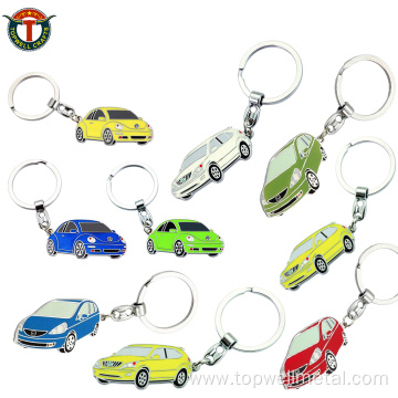 Wholesale Custom 3D Enamel Car Keychain with Logo